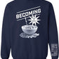 NEW Becoming Crewneck BLUE // OVERSIZED- PRE ORDER