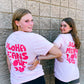 “Aloha Means I Love You” Pink TRUE TO SIZE Tee Shirt